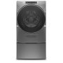 Whirlpool - 5.0 Cu. Ft. High Efficiency Stackable Front Load Washer with Steam and Load & Go XL Dispenser - Chrome Shadow - Image 1