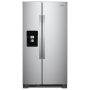Whirlpool - 24.6 Cu. Ft. Side-by-Side Refrigerator - Monochromatic Stainless Steel - Image 1