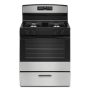 Amana - 5.1 Cu. Ft. Freestanding Gas Range with Bake Assist Temps - Stainless Steel - Image 1