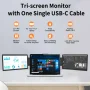 12 Inch Laptop Dual Monitor 1920*1080 HD IPS LCD Dual Monitor Screen Extender Laptops For Macbook Huawei - Image 3