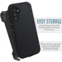 For Samsung Galaxy A14 5G Heavy Duty Rugged Dropproof Full Body Protection Phone Case with Belt Clip Holster & Built in Screen Protector - Black - Image 6