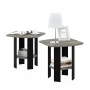 Furinno Simple Design End/Side Table, French Oak Grey, Set of 2 - Image 3
