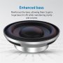 MiLi Small Magnetic Bluetooth Speaker, Compatible with MagSafe iPhone 12/13, Mini Wall Mountable True Wireless Portable Speaker for Golf Cart Tiny Speaker for Gifts (2 PCS, Snowman) - Image 1