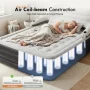 Honeydrill Queen Size 15" Air Mattress with Headboard, Airbed Inflatable Couch with Pump - Image 3