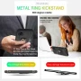 TJS for Samsung Galaxy A71 5G Case (Not Fit Galaxy A71 4G/Galaxy A71 5G UW), with Tempered Glass Screen Protector Impact Resistant Defender Metal Ring Magnetic Support Protector Armor Cover (Teal) - Image 6