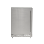 Coyote - Outdoor Living 24" 5.1 Cu. Ft. Built-in Compact Refrigerator with Reversible Hinge - Stainless Steel - Image 1