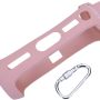 LTGEM Silicone Carrying Travel Case for JBL FLIP 5 Waterproof Portable Bluetooth Speaker with Extra Carabiner - Pink - Image 4
