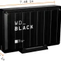 WD - D10 8TB External USB 3.2 Gen 1 Portable Hard Drive - Black - Image 2