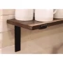 5.75 in Black Steel Shelf Bracket for Wood Shelving - Image 6