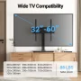 PERLESMITH Universal TV Base for 32"-60" TVs, ±35°Swivel, 88-lb Capacity, Max VESA 400x400mm, Height Adjustable, PSTVS28B - Image 3