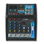 Pyle PMXU43BT 4 Channel Bluetooth Sound Board Mixer System for DJ Studio Audio - Image 2