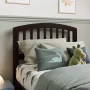 Richmond White Solid Wood Queen Slat Headboard - Image 6