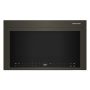 KitchenAid - 1.1 Cu. Ft. Convection Flush Built-In Over-the-Range Microwave with Air Fry Mode - Black Stainless Steel - Image 1