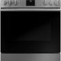 Café - 30 in. Wide 6 Burner 5.6 Cu. Ft. Slide-In Gas Convection Range with Modern Glass, Customizable - Platinum Glass - Image 1