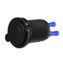 12V Car Boat Motorcycle USB Cigarette Lighter Socket Power Adapter Outlet Panel - Image 5