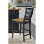 24 in. Black Bar Stool - Image 6