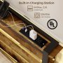 Twin Size Bed Frame with Drawers LED Lights and USB Ports - Image 4