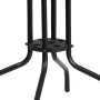 Flash Furniture Barker 28'' Square Tempered Glass Metal Table with Gray Rattan Edging - Image 6
