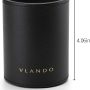 Vlando Office Supplies Desk Organizer Caddy,Back to School Supplies for Desk Caddy, Desktop Hanging File Letter Document Storage Holder with Drawer Organizer Section for Office Home 2 Pack Beige - Image 5