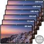 Portable Foldable Projector Screen 16:9 HD Outdoor Home Cinema Theater 3D Movie - Image 2