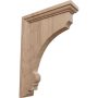 2-1/2 in. x 6 in. x 4 in. Alder Small Thompson Bracket - Image 1