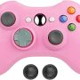 BEK Controller Replacement for Xbox 360 Controller Wireless Remote Gamepad Non-Slip Joystick Thumb Grips Double Shock Live Play Compatible with Microsoft Xbox 360 Slim PC Windows 10 8 7 Color (Pink) - Image 6