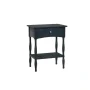 Shaker Cottage 24 in. Rectangle Wood End Table with Shelf and Drawer, Charcoal Gray Accent Table or Nightstand - Image 2
