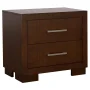 Jessica 5-piece Eastern King LED Bedroom Set Cappuccino - Image 5