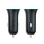onn 24W Dual USB-A Port Car Charger With 3ft A-Lighting Cable, MFI Certified, Black - Compatible with iPhone 14/13/12/11/X/XR/XS/8/7/6/5, iPad, Airpods and more - Image 4