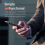 TORRAS Slim Fit Compatible for iPhone 12 Case/iPhone 12 Pro Case, [Slim Yet Protective][Velvety Feel] Non-Slip Matte for iPhone 12 Slim Case/iPhone 12 Pro Thin Case 6.1 inch 2020, Graphite Black - Image 4