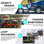 Touch Screen Dash Cam 4" 1080P Dual Lens Car DVR Recorder Front And Rear Camera - Image 4