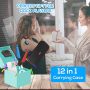 Switch Accessories Bundle - MENEEA 12 in 1 Accessories kit with Carrying Case, Screen Protector, Game Storage Case, Silicone Protective Case and Thumb Grip Cap Compatible with Joy-Con (Green) - Image 3
