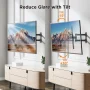 Full Motion Dual Arm TV Wall Mount for 37 in. - 70 in. Flat Panel TV's with 25 Degree Tilt, 77 lb. Load Capacity - Image 4