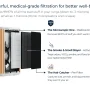 The Windmill Air Purifier Max, Smart 3-in-1, Ultra-Quiet, Medical Grade HEPA, Large Rooms up to 1950 Sq Ft - White - Image 2