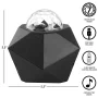(2 pack) Urban Shop Aura Projector with Laser, Black - Image 3