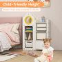 Multipurpose Toy Chest and Bookshelf for Bedroom with Mobile Trolley - Image 5