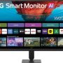 LG - 32" 4K UHD 60Hz 5ms Smart Monitor with HDR10, Built-in Speakers (HDMI, USB-A) - Black - Image 1