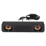 MGAXYFF T83 USB Powered Computer Speakers, ABS Green - Image 1