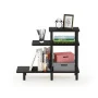 Furinno Turn-N-Tube 3-Tier Sofa Side Table, Espresso/Black - Image 6