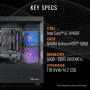 Thermaltake - LCGS View i1460-170 Gaming Desktop Intel Core i5-14400F 2025 16GB Memory NVIDIA GeForce RTX 5060 1TB SSD NVMe M.2 - Black - Image 2