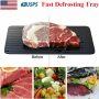 Fast Defrosting Tray Meat Thaw Rapid Safety Thawing Miracle Frozen Food Defrost! - Image 2