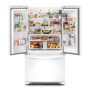 Whirlpool - 36 in. Wide 20 cu. ft. French Door Bottom Mount Counter-Depth Refrigerator - White - Image 2
