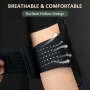 MATEPROX Sweatproof Cell Phone Armband, Running Phone Holder for iPhone 16 15 14 13 Pro XR SE S22 S24, Black - Image 5