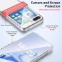 For Samsung Galaxy Z Flip 7 5G/6/5/4/3 Slim Clear Phone Hinge Protection Case - Image 2