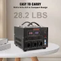 VEVOR Voltage Converter Transformer, 5000W, Heavy Duty Step Up/Down Transformer, Convert from 110 Volt to 220 Volt and  from 220 Volt to 110 Volt, with US Outlet EU Outlet 5V USB Port, CE Certified - Image 6