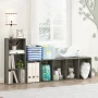 Furinno Luder 5-Tier Reversible Color Open Shelf Bookcase, French Oak - Image 6