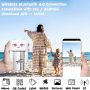 Mini Pocket Thermal Printer Wireless Bluetooth Inkless Photo 14 Roll Paper + Pen - Image 2