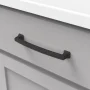 Bridges Collection Pull 6-5/16 in. (160mm) Center to Center Oil-Rubbed Bronze Highlighted Bar Cabinet Pull - Image 3