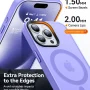 Entronix Magnetic Heavy Duty Back Cover for Apple iPhone 15 Pro Max, Purple - Image 4