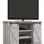 Twin Star Home Terryville Barn Door TV Stand for TVs up to 60", Espresso - Image 5